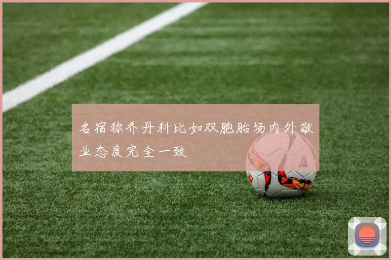 名宿称乔丹科比如双胞胎场内外敬业态度完全一致